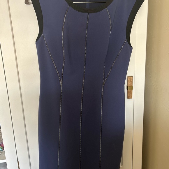 Rebecca Taylor size 4 pewter chain shift dress - Picture 2 of 4